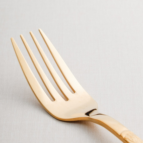 Embossed Gold Table Fork 3