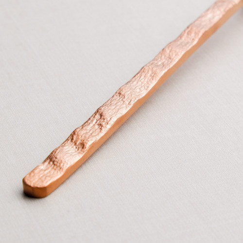 Embossed Rose Gold Table Spoon 2