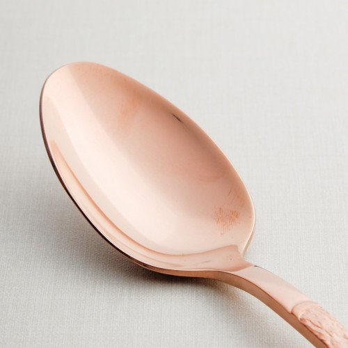 Embossed Rose Gold Table Spoon 3