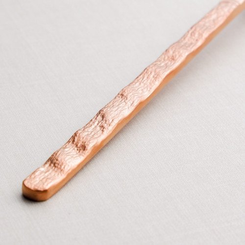 Embossed Rose Gold Table Fork 3