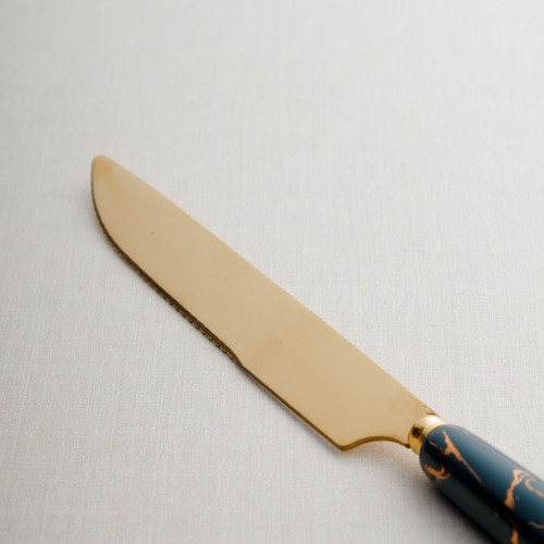 Marble Streaks Green Table Knife 3