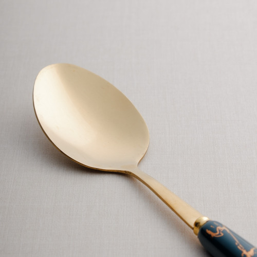 Marble Streaks Green Table Spoon 3