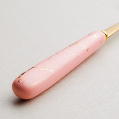 Marble Streaks Pink Table Spoon 2
