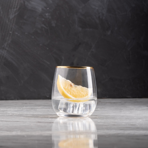 GOLD-RIMMED 028 HIGHBALL GLASS 350cc