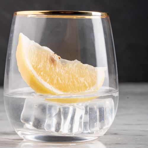 GOLD-RIMMED 028 HIGHBALL GLASS 350cc 2