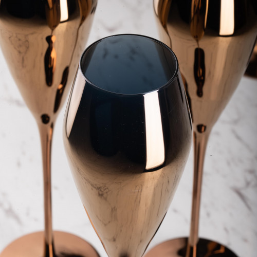 MARQUIS 250cc ROSE GOLD CHAMPAGNE GLASS 035 3