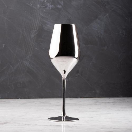VISCOUNT 490cc SILVER WINE GLASS 047
