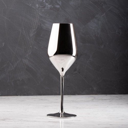 VISCOUNT 490cc SILVER WINE GLASS 047