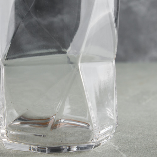 Faceted Bar Glass 425ml - Crystal 3