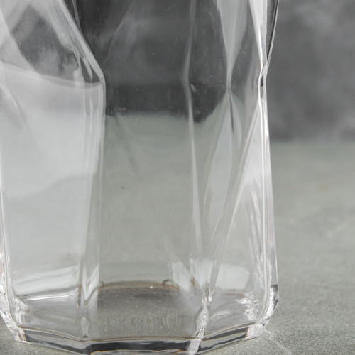 Faceted Bar Glass 525ml - Crystal 3