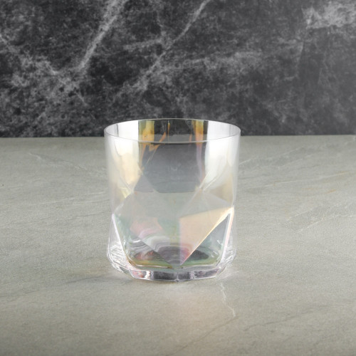 Faceted Bar Glass 325ml - Radiant 3