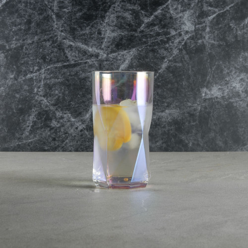 Faceted Bar Glass 525ml - Radiant