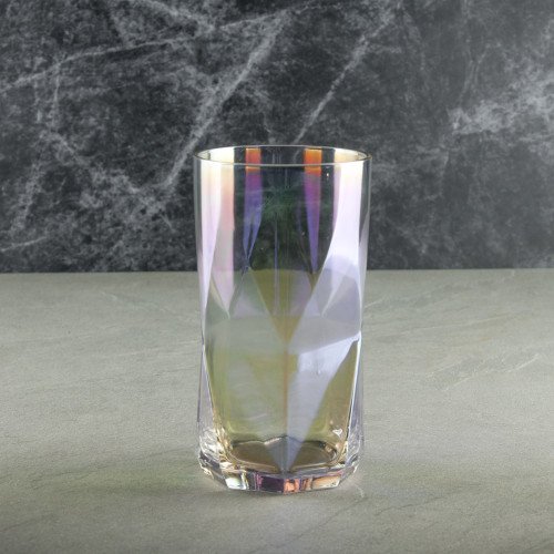 Faceted Bar Glass 525ml - Radiant 2