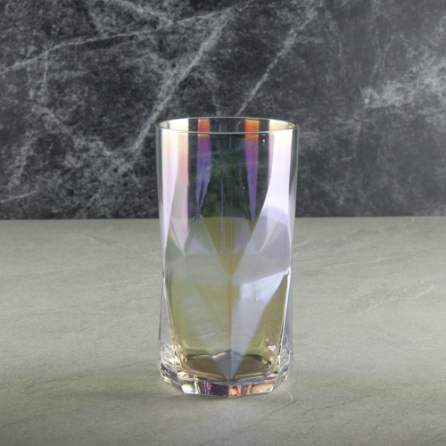 Faceted Bar Glass 525ml - Radiant 2
