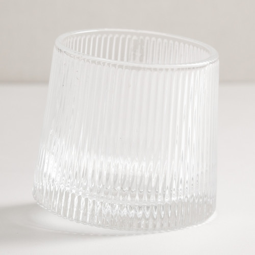 Bartender Rock Glass 160ml - Ribbed Grip