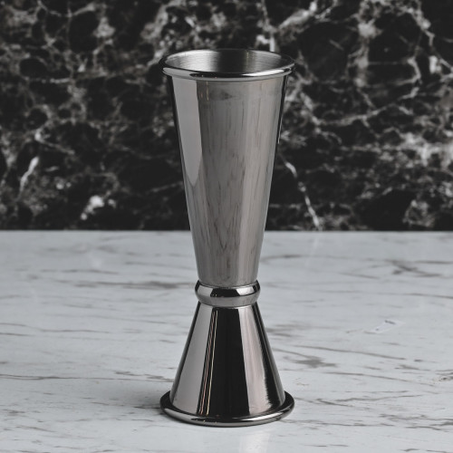 Asymmetric Rock Glass 250ml - Gold Rimmed 12