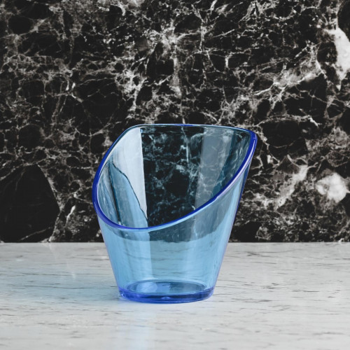 Asymmetric Rock Glass 250ml - Gold Rimmed 14