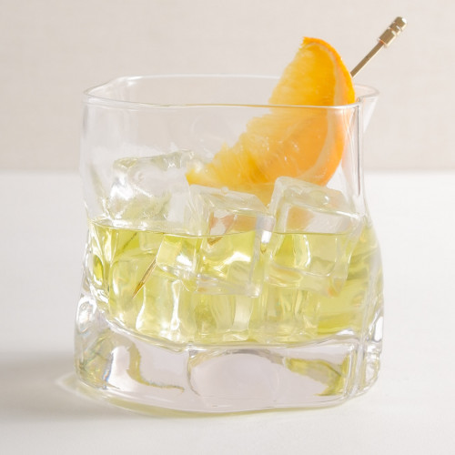 Asymmetric Rock Glass 250ml - Crystal