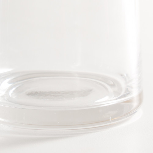 Trapezoid Modern Glass 260ml - Gold Rimmed 4