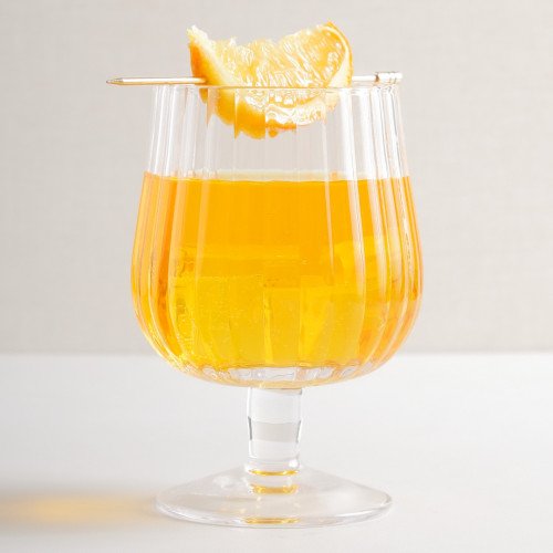Striped Gelato Cup 320ml - Goblet Style