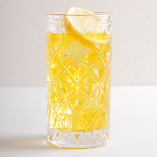 Olivar Jewel Glass 340ml - Gold Rimmed