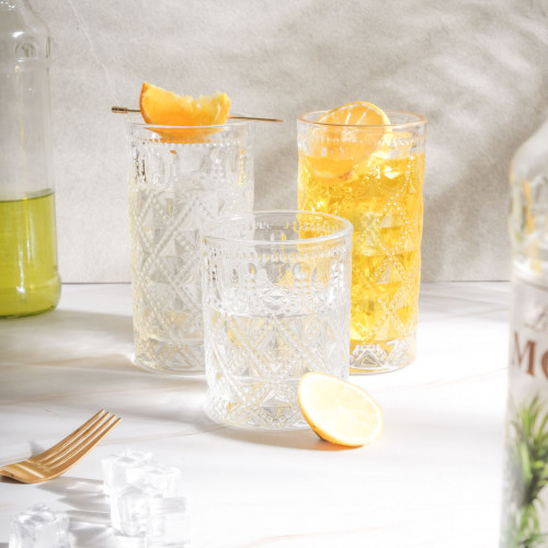 Olivar Jewel Glass 340ml - Crystal Rimmed 5