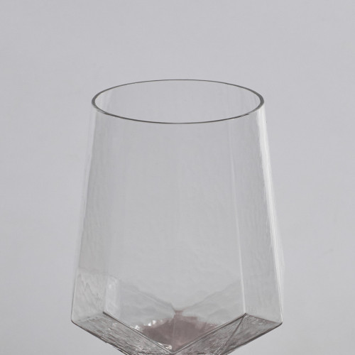 Crown Patterned Wine Glass 570ml - Natural 2