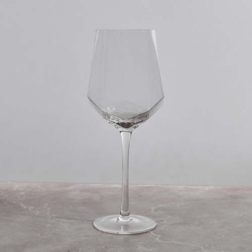 Crown Patterned Wine Glass 570ml - Natural 3