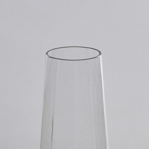 Crown Patterned Champagne Glass 310ml - Natural 2