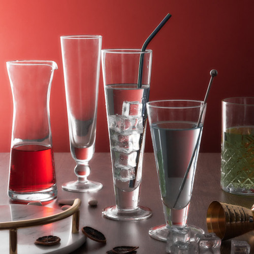 Glass Water Pitcher Handleless 600ml - Straight 5