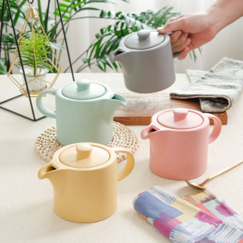 Duquet Teapot GS01 700ml Gold Splash Black 7