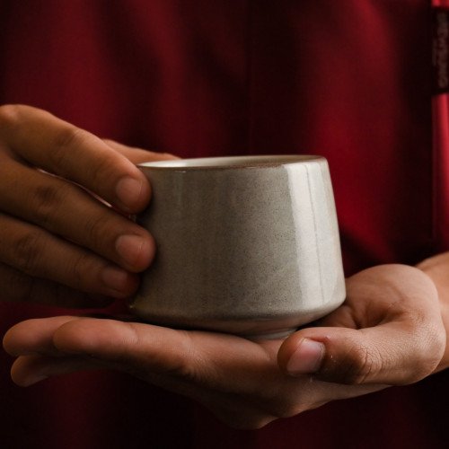 Han Tsutsu-Gata 225ml Teacup - Earthy 4