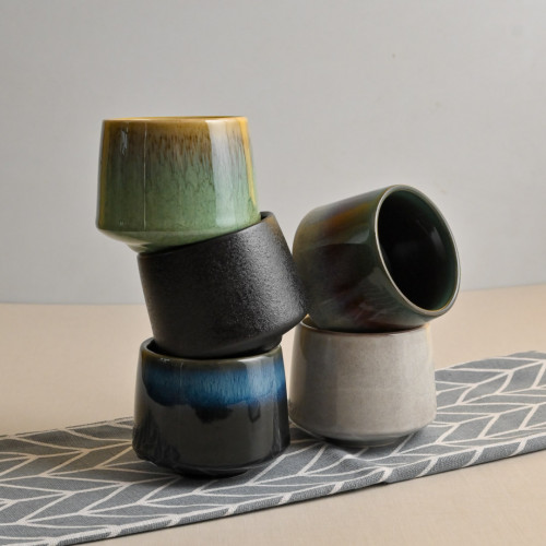 Han Tsutsu-Gata 225ml Teacup - Jade Lustre 5