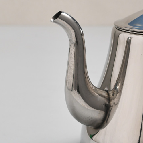 Stainless Steel Flower Teapot with Filter 1L - Silver 7