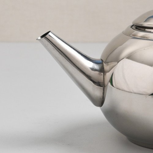 Stainless Steel Pearl Teapot with Filter 1L - Silver 4