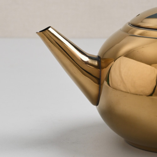 Stainless Steel Pearl Teapot with Filter 1L - Gold 5