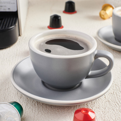 Hapita Coffee Cup Saucer M - Slate 5