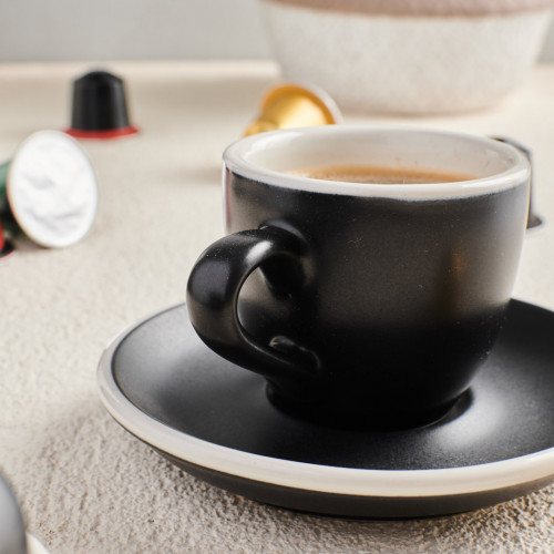 Hapita Espresso Cup Saucer - Graphite 6