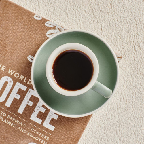 Hapita Espresso Cup Saucer - Green 4