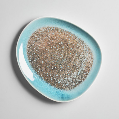 Gaia Caldera Green Dinner Plate 28.8 x 25.2cm