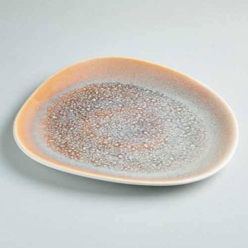 Gaia Caldera Yellow Dinner Plate 28.8 x 25.2cm 2