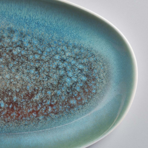 Gaia Caldera Green Platter Large 33.8 x 23cm 3