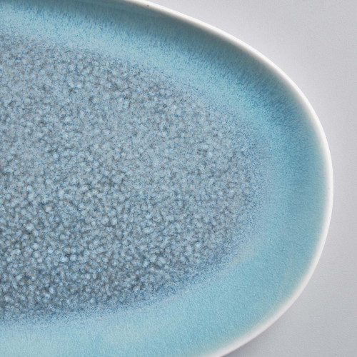 Gaia Caldera Grey Platter Large 33.8 x 23cm 2