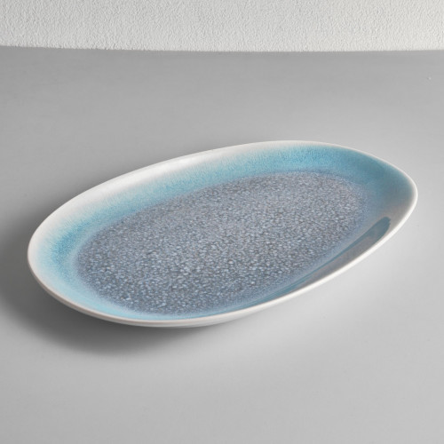 Gaia Caldera Grey Platter Large 33.8 x 23cm 3