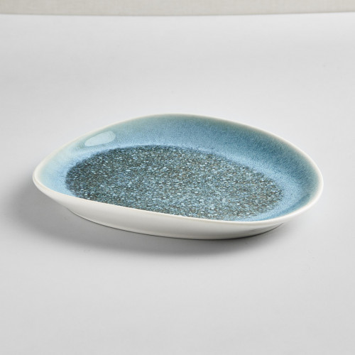 Gaia Caldera Grey Salad/Dessert Plate 22.8 x 19.6cm 2