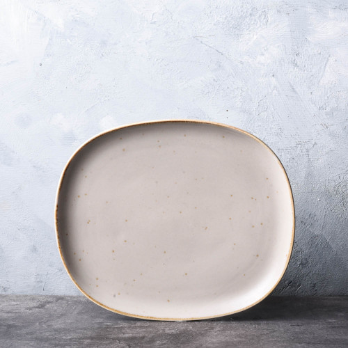 Gaia Caldera Grey Salad/Dessert Plate 22.8 x 19.6cm 6