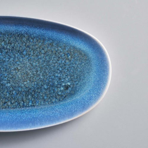 Gaia Caldera Blue Platter Small 21.8 x 14.8cm 2