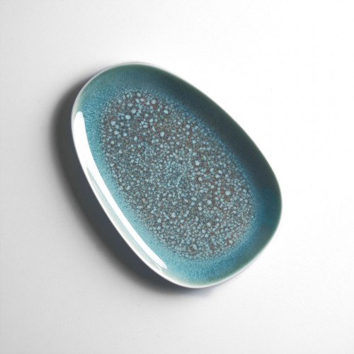 Gaia Caldera Green Platter Small 21.8 x 14.8cm