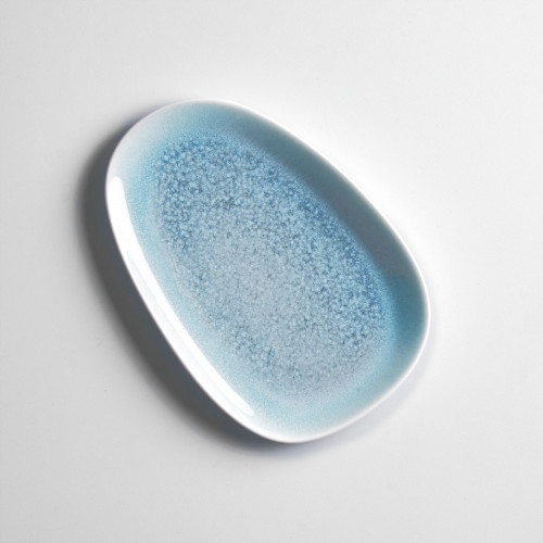 Gaia Caldera Grey Platter Small 21.8 x 14.8cm