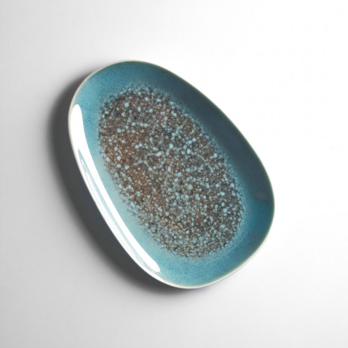Gaia Caldera Green Platter Medium 27.4 x 18.2cm